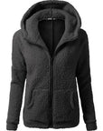 OLGITUM Women's Hooded Fleece Jacket - Winter/Autumn 2020