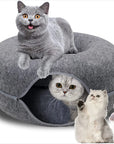 Donut Pet Cat Tunnel