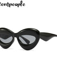 Cat Eye Sunglasses Sexy Lip-Shaped