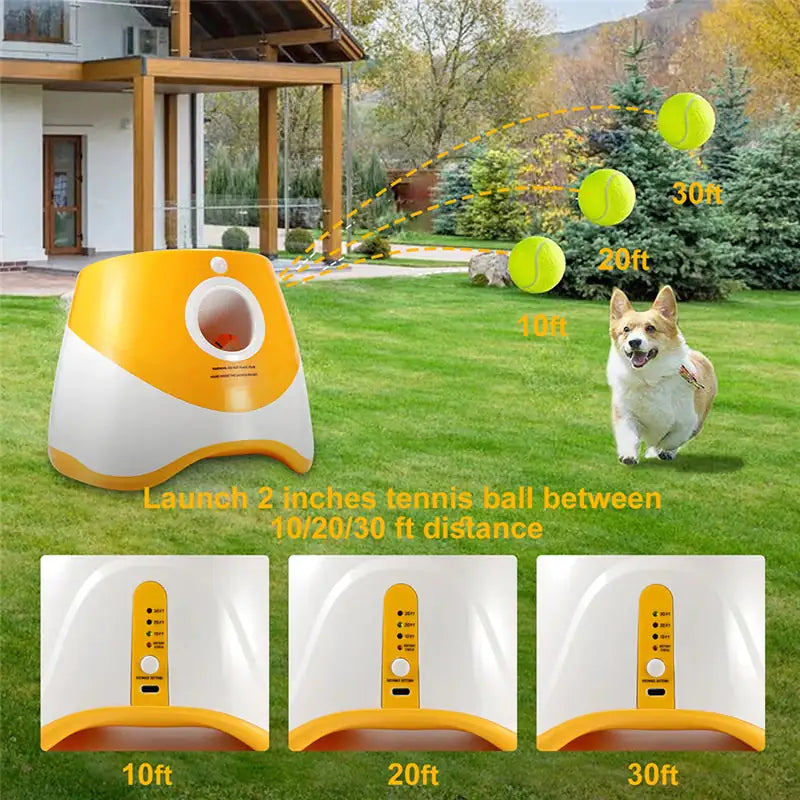 Dog Toy Tennis Ball Launcher Jumping Ball