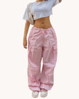 Cargo Parachute Pants For Women