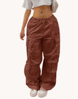 Cargo Parachute Pants For Women