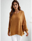 Women's Long Sleeve Crew Neck Sweater