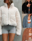 Winter Women's Lamb Wool Coat Jacket