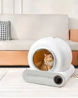 Smart Automatic Litter Box Cat Toilet with Pooper Scooper