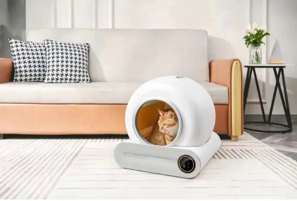 Smart Automatic Litter Box Cat Toilet with Pooper Scooper