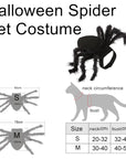 Halloween Spider Costume for Pets