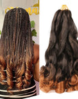 French Curl Braiding Synthetic Hair