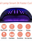 220W Nail Dryer LED Lamp UV Light Polish Gel Curing Machine Electric Manicure