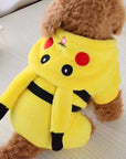 Cute Pikachu Pet Winter Jacket