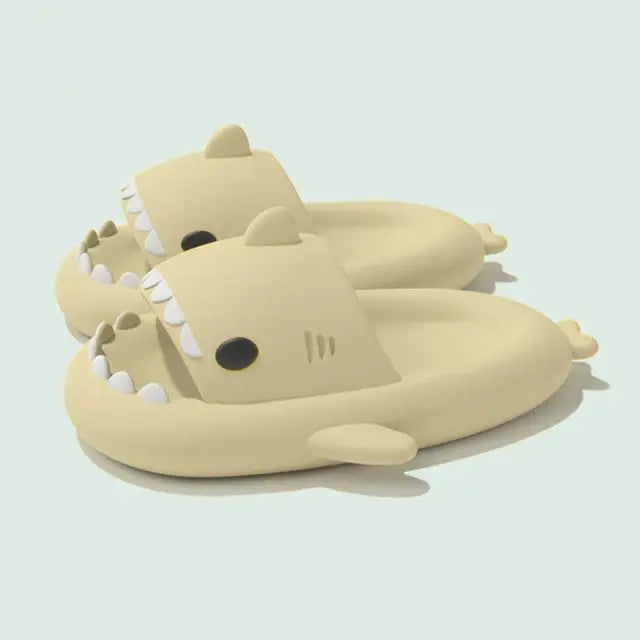 Fashion Panda Print Shark Slippers Summer
