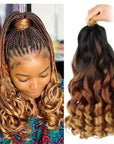 French Curl Braiding Synthetic Hair