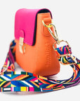 Tiny Leather Handbag -Watermelon/Orange (Option 1)