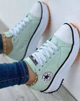 Women's Canvas Lace up Sneakers