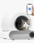 Smart Automatic Litter Box Cat Toilet with Pooper Scooper