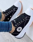 Women's Canvas Lace up Sneakers