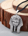 Antique Silver Black Necklace Egypt Jewelry