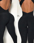 Anti-Cellulite Textured Fitness Bodysuit