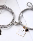 Ghost Emoji Couple Bracelet