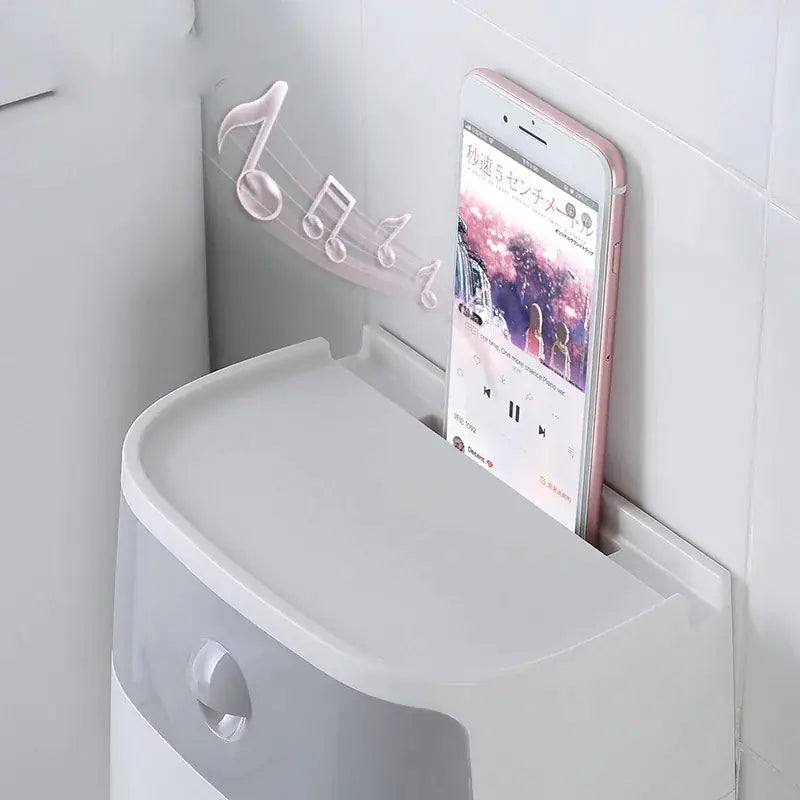 Multipurpose Wall Mounted Toilet Paper Dispenser