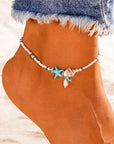 Sea Shell Beads Multilayer Anklets