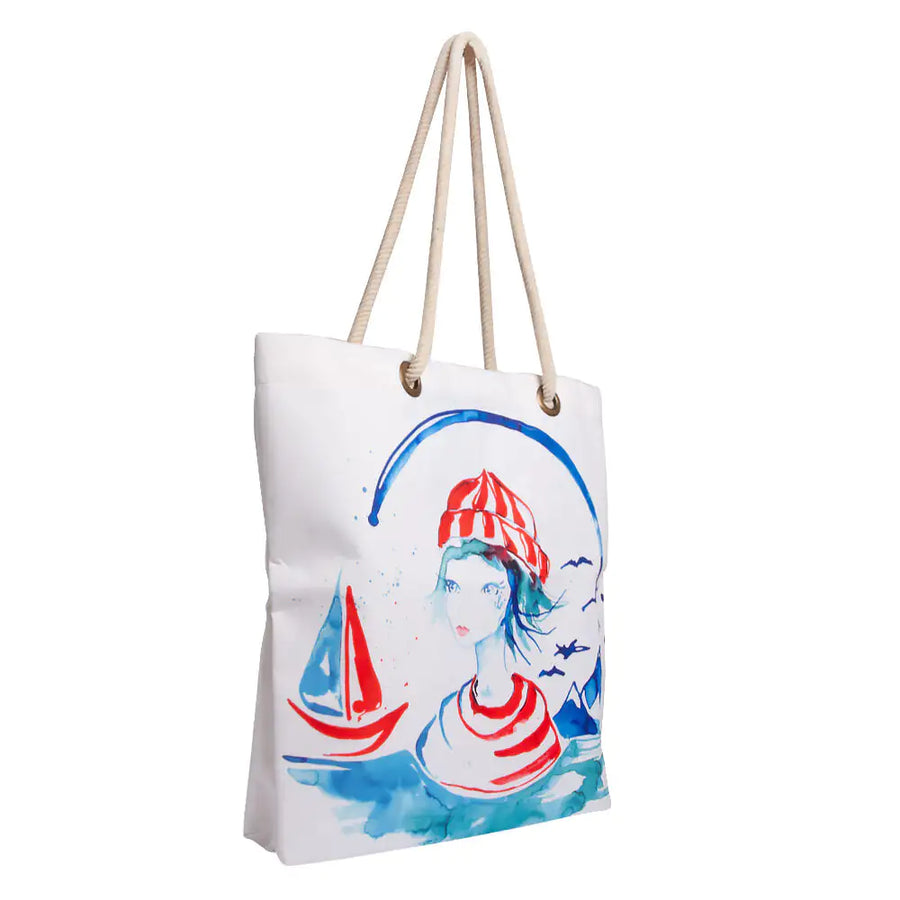 Anemoss Sailor Girl Beach Bag