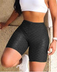 Textured Push Up Fitness Shorts