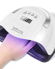 220W Nail Dryer LED Lamp UV Light Polish Gel Curing Machine Electric Manicure