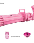 Large Gatling Bubble Gun Kids Toys