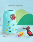 Woodpecker Worm Catching Game: Magnetic Family Fun and Educational Toy Set for Kids