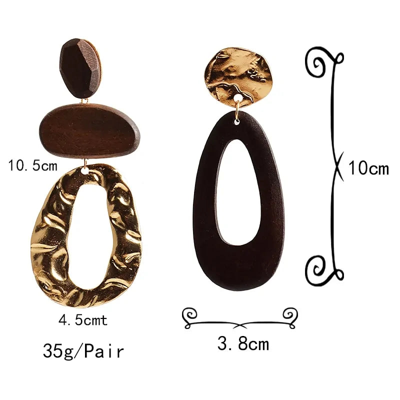 Wooden Earring For Women