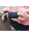 Pink Oversized Winter Sweatshirt