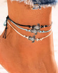 Sea Shell Beads Multilayer Anklets