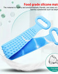 Silicone Exfoliating Bath Shower Body Brush Scrub Belt (28'')