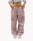 Cargo Parachute Pants For Women