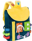 Toddler Busy Board Backpack With Buckles And Learning Activity Toys Develop Basic Life Skills