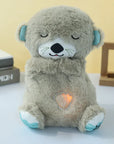 Baby Plush Breathing Bear – Soothing Sleep Toy with Music and Light