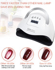 220W Nail Dryer LED Lamp UV Light Polish Gel Curing Machine Electric Manicure