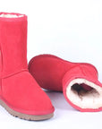 Genuine Cowhide Winter Boots