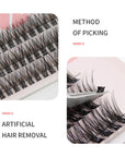 Russian Strip Eyelashes Extension