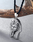 Antique Silver Black Necklace Egypt Jewelry