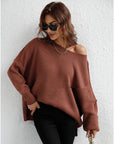 Women's Long Sleeve Crew Neck Sweater