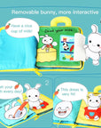 Beiens 3D Soft Cloth Baby Books: Animal and Vehicle Themes, Montessori Educational Toys for Toddler Development