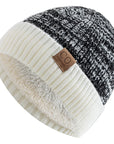 Two-Tone Winter Knitted Beanie