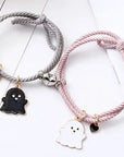 Ghost Emoji Couple Bracelet