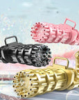 Large Gatling Bubble Gun Kids Toys