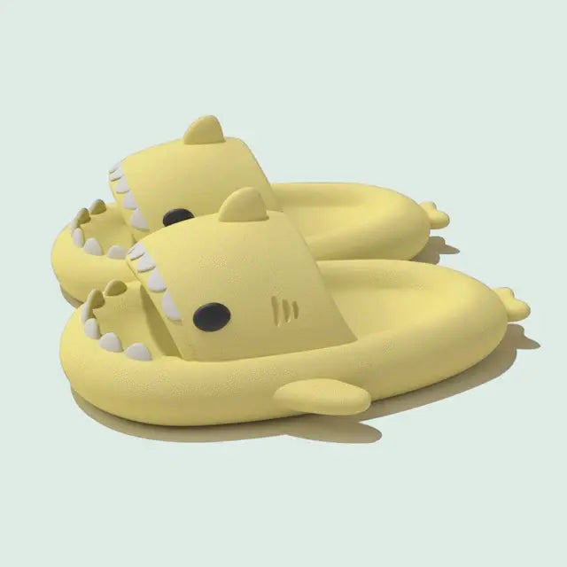 Fashion Panda Print Shark Slippers Summer