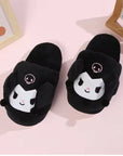 Sanrio Slippers with Moving Ears – Kuromi & Cinnamoroll, Anti-Slip