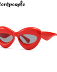 Cat Eye Sunglasses Sexy Lip-Shaped