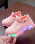 LED Luminous Mesh Sneakers for Kids